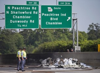 Insolite: Un petit avion s’abime sur l’interstate 285 à Atlanta