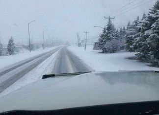 Encore et encore de la neige… En direct de Hearst Ontario
