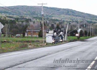 Fermeture de la 132 secteur Causapscal