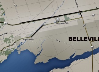 L’autoroute 401 à Belleville congestionné, travaux et code rouge