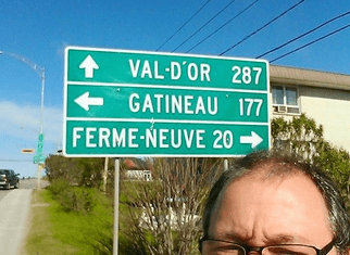 Daniel Beaulieu visite la gang de Ferme-Neuve ce matin