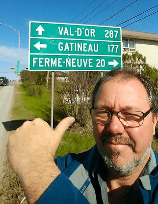 Daniel Beaulieu visite la gang de Ferme-Neuve ce matin
