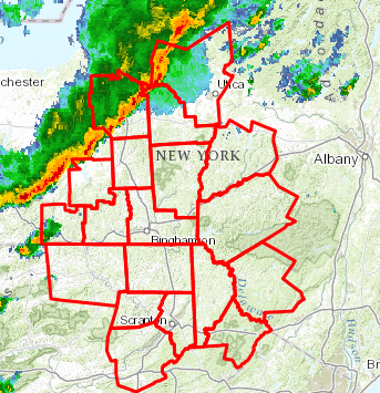MAJ 15:19 –  Soyez prudent présentement dans l&rsquo;Etat de New-York (Tornado watch)