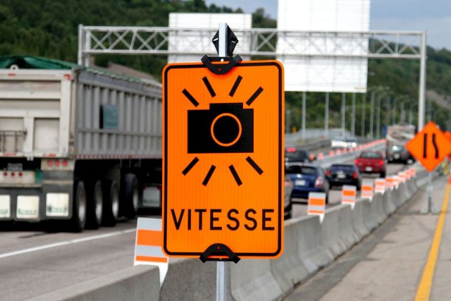 Photo Radar sur le chantier #A73 et #A440 (Québec)
