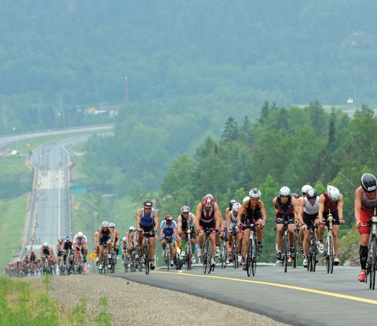 Secteur de Mont-Tremblant avec la route 117 entre Tremblant et Labelle, dimanche 16 août 2015: IRONMAN