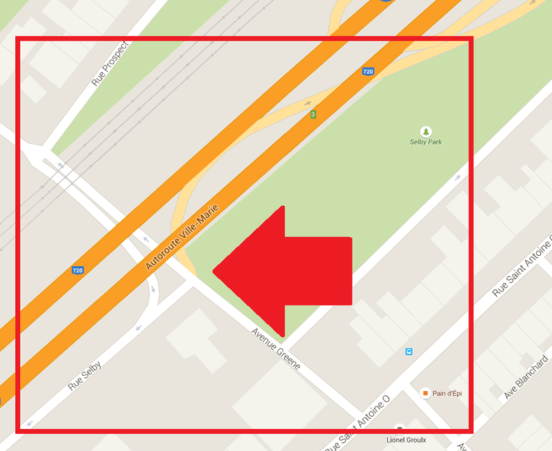 Projet Turcot à Montréal – Fermeture définitive de l&rsquo;entrée de l&rsquo;avenue Greene menant à l&rsquo;autoroute 720 est