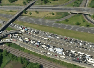 Linden, New Jersey: NJ Turnpike ouvert depuis hier soir 22H