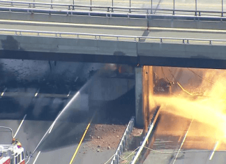 Terrible accident sur le New Jersey Turnpike près de la sortie 13A