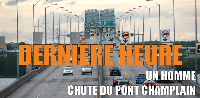 Un travailleur chute de l&rsquo;escatade Champlain (Montréal)