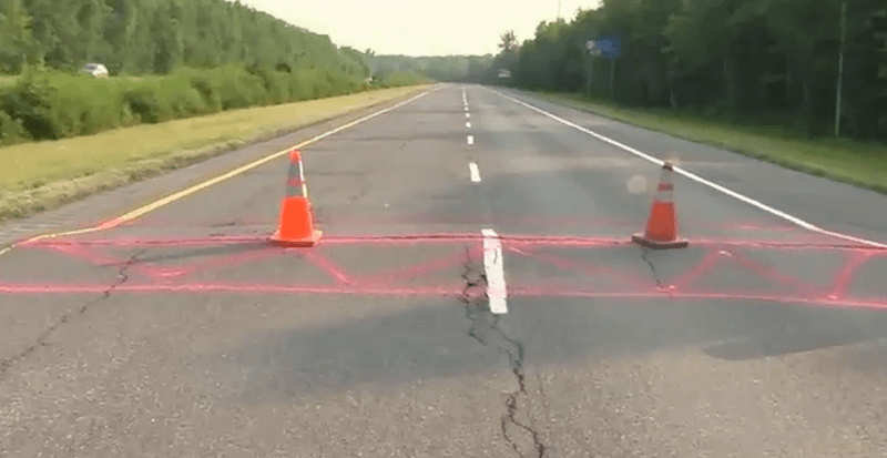 Début des réparations sur la A30 près du km 134