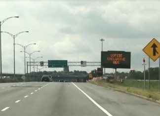La fameuse sortie 82 (route 132 à Longueuil) interdit aux camionneurs et automobilistes