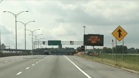 La fameuse sortie 82 (route 132 à Longueuil) interdit aux camionneurs et automobilistes