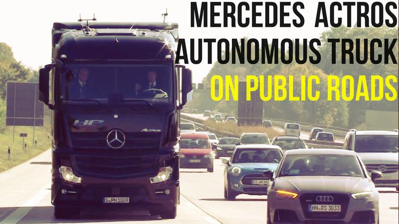 Daimler teste un camion autonome sur route ouverte