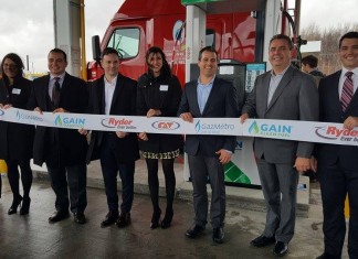 Coteau-du-Lac: Innauguration de la station GAIN Clean Fuel chez C.A.T.