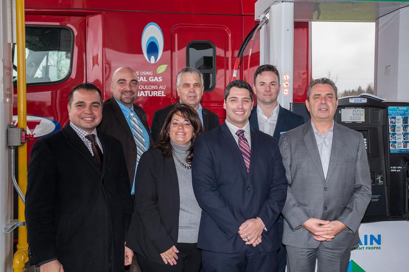 GAIN Clean Fuel célèbre l’ouverture de sa première station publique de GNC au Québec