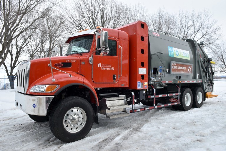 RDP-PAT acquiert le 1er camion-benne au gaz naturel de la Ville de Montréal