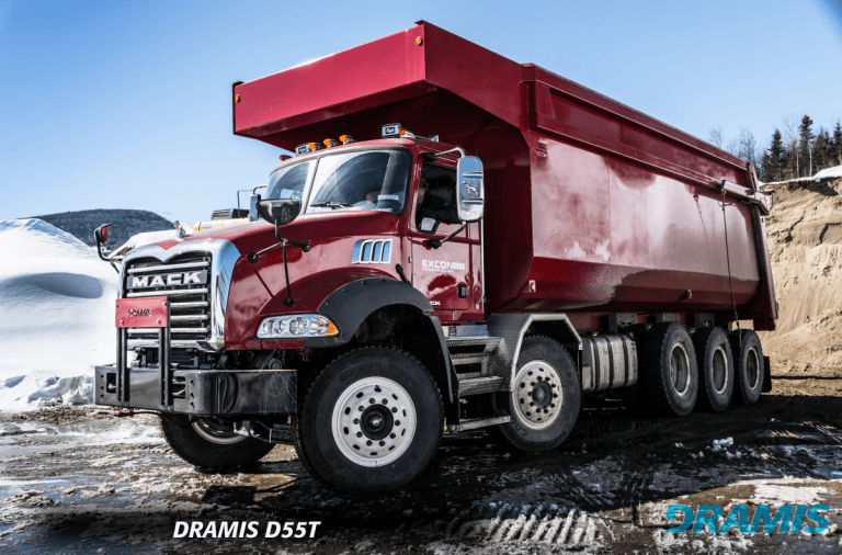 Simard Suspensions livre ses premiers camions spécialisés aux caratéristiques révolutionnaires DRAMIS à l’international