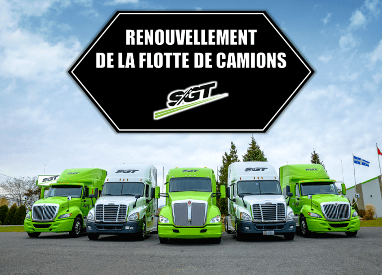 SGT: Renouvellement de la flotte de camion!