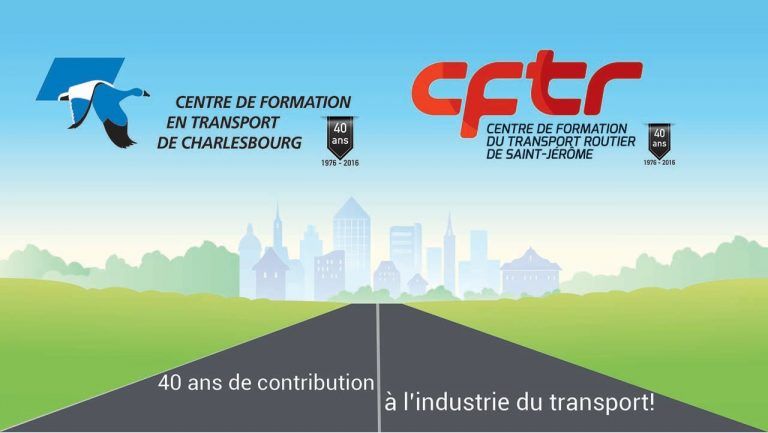 40 ANS DE LEADERSHIP POUR LES DEUX CENTRES NATIONAUX SPÉCIALISÉS EN TRANSPORT!