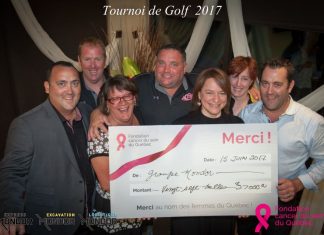 Express Mondor poursuit son appui à la lutte contre le cancer du sein Plus de 107 000 $ remis à la Fondation du cancer du sein du Québec
