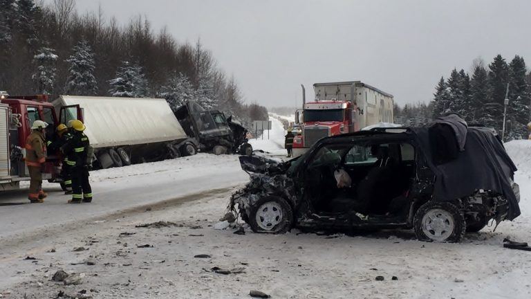 Les poids lourds causent beaucoup d’accidents : FAUX