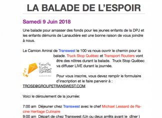 La Balade de l’espoir « une ride en moto pour une cause »