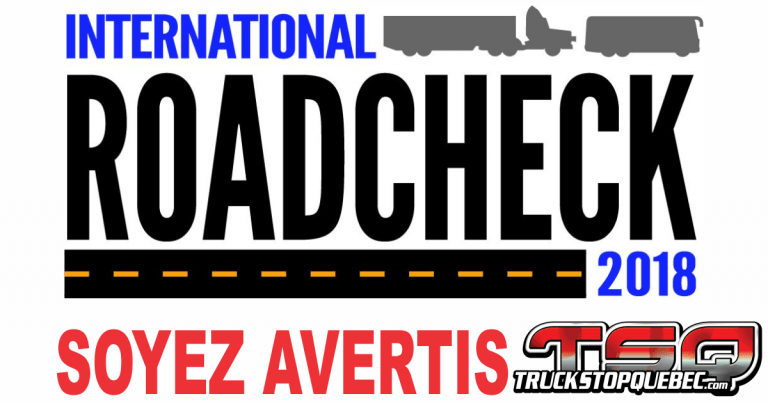 Roadcheck 2018 / Blitz d&rsquo;inspections 2018 Heures de service 5-6-7 Juin 2018