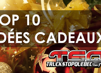 Top 10 des idées cadeaux de Noël de Truck Stop Québec