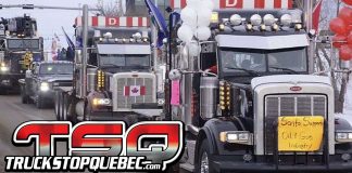 Un convoi de 600 camions appuie l’industrie gazière et pétrolière