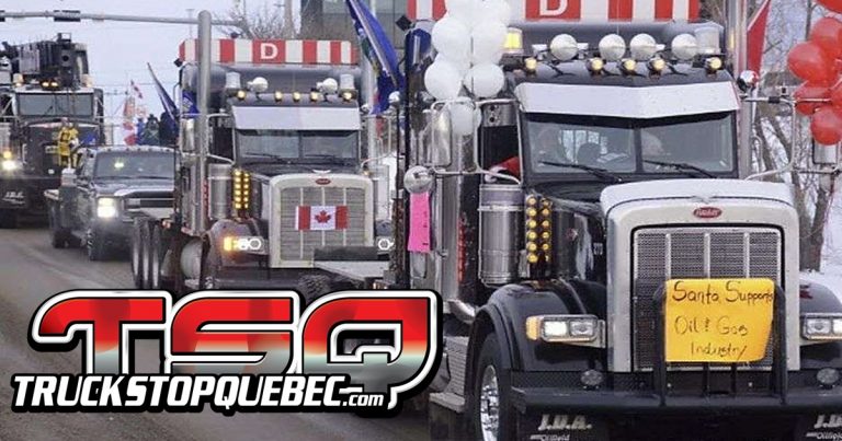 Un convoi de 600 camions appuie l&rsquo;industrie gazière et pétrolière
