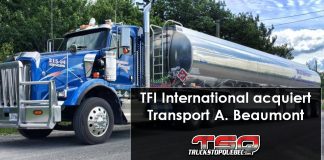 TFI International acquiert Transport A. Beaumont