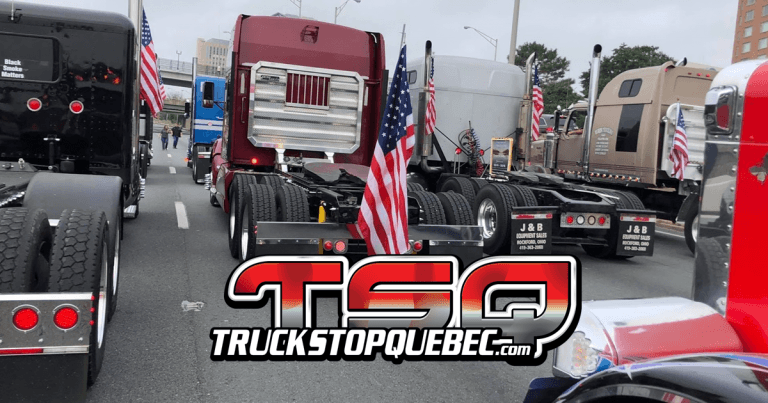 Une protestation des camionneurs le 12 avril prochain aux États-Unis?