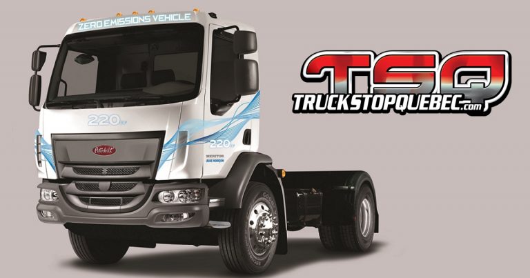 Peterbilt dévoile son modèle 220EV au Salon de l’électronique du grand publique de Las Vegas