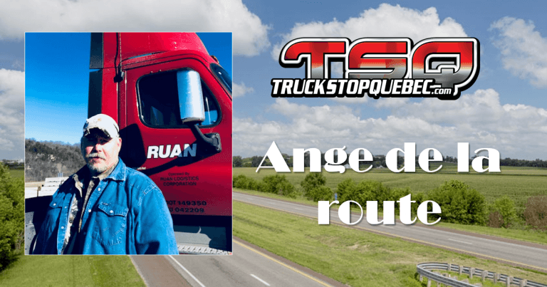 Un camionneur porte secours à un enfant seul dans un fossé