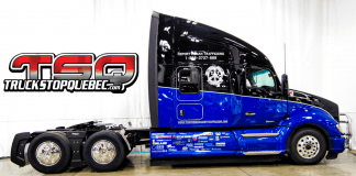 Dévoilement du Kenworth « Everyday Heroes », destiné à une vente aux enchères au profit de Truckers Against Trafficking