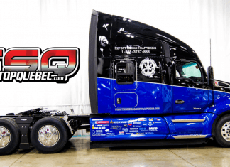 Dévoilement du Kenworth « Everyday Heroes », destiné à une vente aux enchères au profit de Truckers Against Trafficking