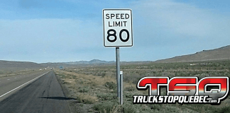 Une limite de 65 mph pour les camions sur les interstates de la Californie et 80 mph dans d’autres états?