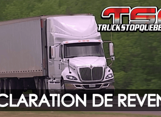 Déclaration de revenus : Les dépenses du camionneur