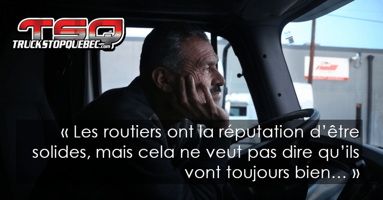 Problèmes de santé mentale et de consommation chez les camionneurs
