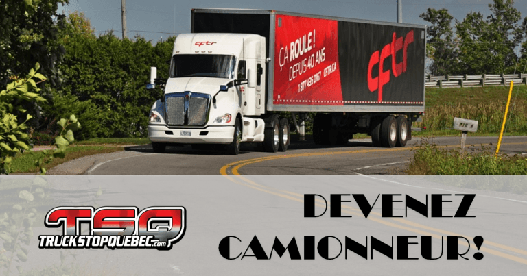 Places disponibles pour les jeunes de 17-18 ans qui veulent devenir camionneurs!