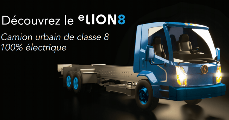 Dévoilement du camion 100% électrique de Lion