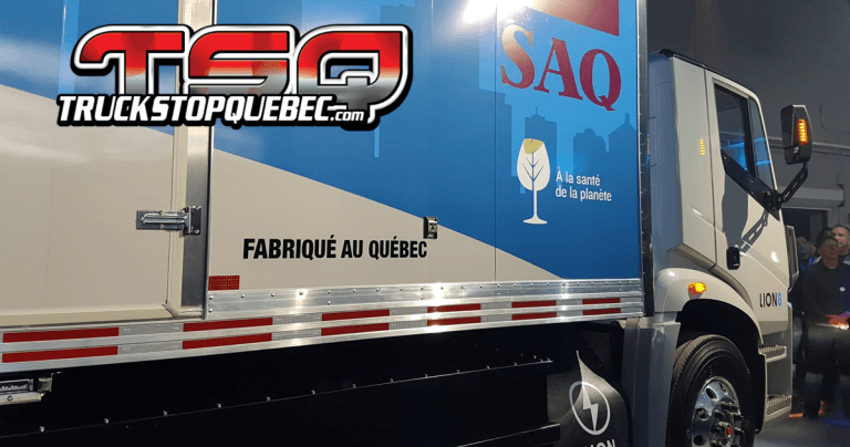 Grand dévoilement du camion Lion8 de la Compagnie Électrique au CFTR