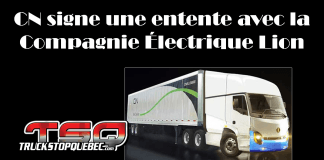 CN signe une entente avec la Compagnie Électrique Lion