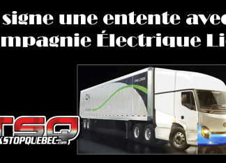 CN signe une entente avec la Compagnie Électrique Lion
