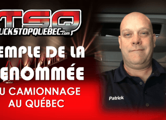 Patrick Neault au Temple de la renommée du camionnage!
