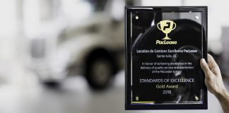 Location de Camions Excellence PacLease de Ste-Julie reçoit les honneurs!