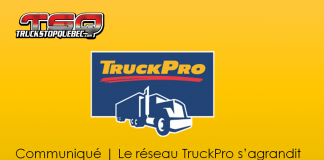 Communiqué | Le réseau TruckPro s’agrandit au Canada
