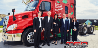 Première canadienne – Un camion lourd alimenté au gaz naturel renouvelable