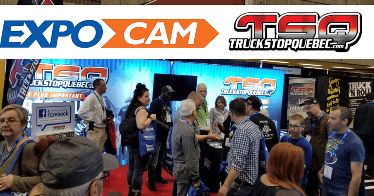 Le plus grand salon du camionnage Expocam gagne l’appui de l’ACQ pour 20 ans!