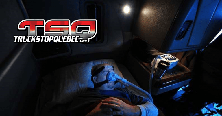 L’apnée du sommeil, un facteur de risque chez les camionneurs